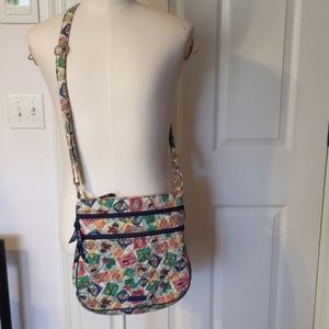 Vera Bradley cross body Cuban stamp purse